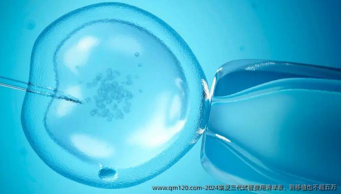 2024集爱三代试管费用清单表，到移植也不超五万