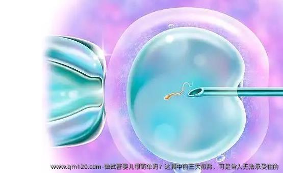 做试管婴儿很简单吗？这其中的三大煎熬，可是常人无法承受住的