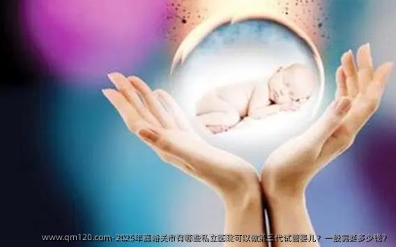 2025年嘉峪关市有哪些私立医院可以做第三代试管婴儿？一般需要多少钱？