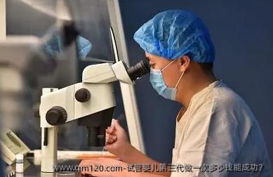 试管婴儿第三代做一次多少钱能成功？