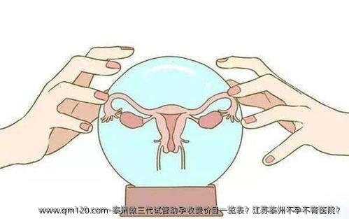 泰州做三代试管助孕收费价目一览表？江苏泰州不孕不育医院？