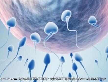 内分泌属于不孕不育吗？女性不孕不育患者年轻化66％年龄小于30岁