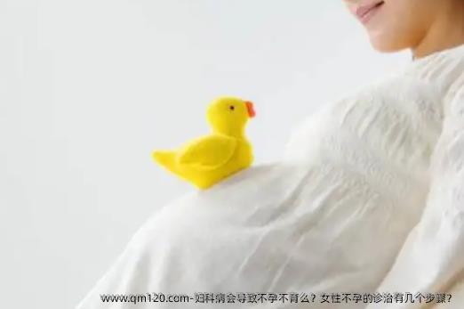 妇科病会导致不孕不育么？女性不孕的诊治有几个步骤？