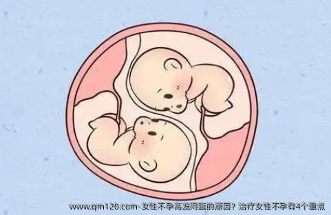女性不孕高发问题的原因？治疗女性不孕有4个重点