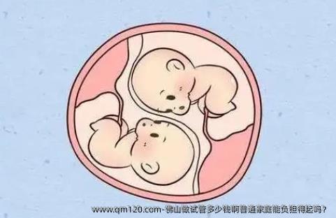 佛山做试管多少钱啊普通家庭能负担得起吗？