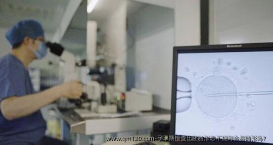 孕早期检查出胚胎形态不规则会是畸形吗?