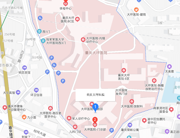 大坪医院陆军特色医学中心地址